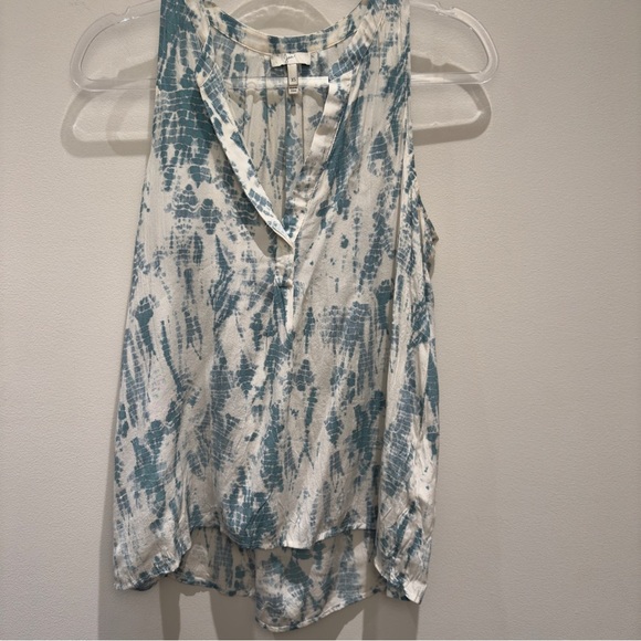 Joie Blouse Blue and White Sleeveless Top Size XS - Picture 1 of 5
